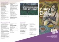 Flyer zur Ausstellung - Staatliches Museum Schwerin