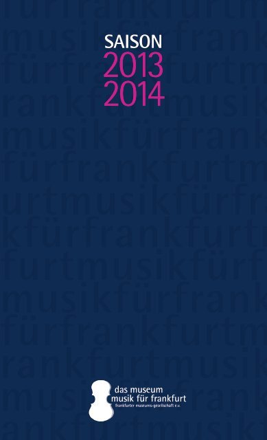 Das neue Saisonprogramm zum Download - Frankfurter ...