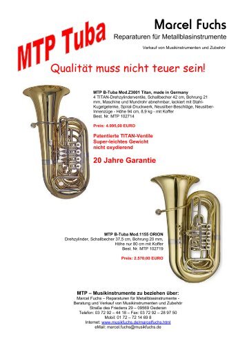 MTP - Tuba - Musik Fuchs