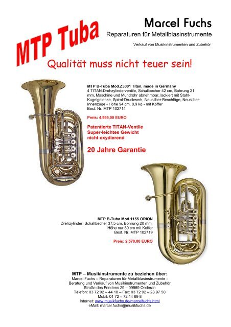 Mtp tuba deals