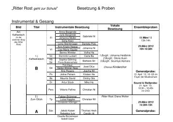 Generalprobe - Musikschule Henneberger