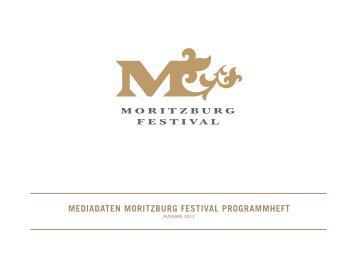 MEDIADATEN MORITZBURG FESTIVAL PROGRAMMHEFT