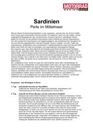 Sardinien - MOTORRAD online