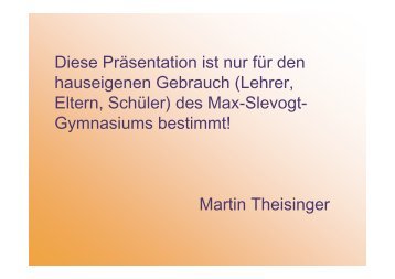 Richtig lernen - Max Slevogt Gymnasium Landau