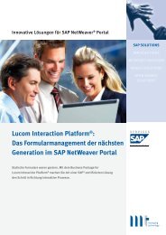 Lucom Interaction Platform®: Das Formularmanagement ... - MT AG