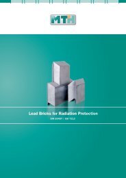 Lead bricks (Brochure) - Mth-metall-technik.de