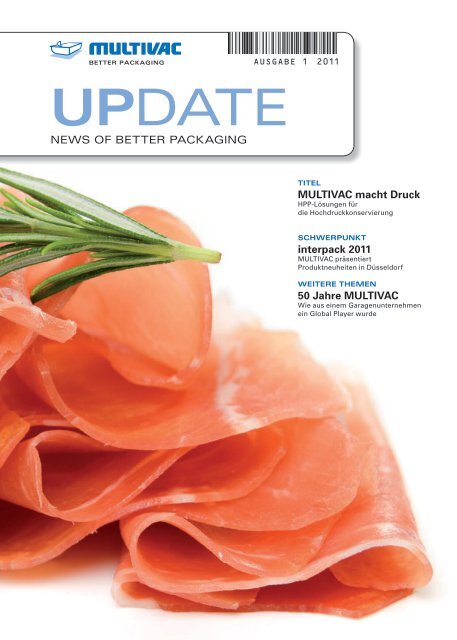 Kundenmagazin UPDATE 1/2011 - Als PDF downloaden - Multivac