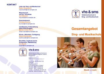 Gesamtangebot Musikschule 2010_11 - Sing- und Musikschule ...