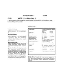07168 MURO PU-Injektionsharz LF - Muro Bauchemie GmbH