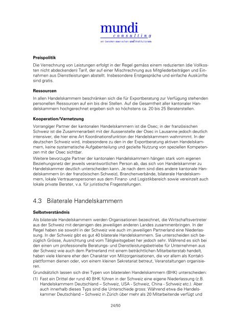 PDF Bericht Markstudie Exportberatung - Mundi Consulting