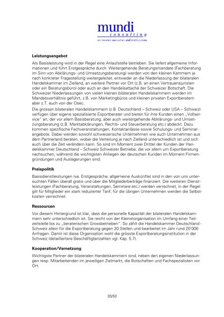 PDF Bericht Markstudie Exportberatung - Mundi Consulting