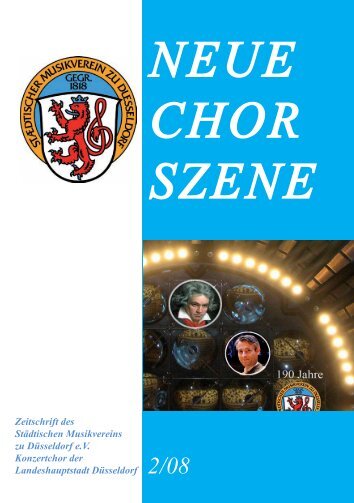 neue chor szene - beim Städtischen Musikverein zu Düsseldorf eV