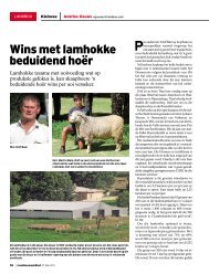 Dolf Bam Landbouweekblad Artikel p. 18 - Voermol