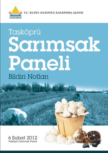 Taşköprü Sarımsak Paneli Bildiri Notları - TC Kuzey Anadolu ...