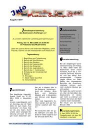 Ausgabe 1/2009 - Musikverein Stafflangen eV