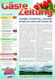 April (Ausgabe 112, 7,0MB) - Mutsch Ungarn Reisen