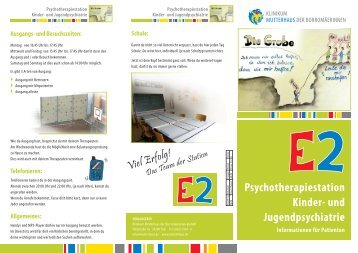 Psychotherapiestation Kinder- und Jugendpsychiatrie - Klinikum ...
