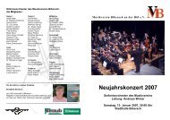 Neujahrskonzert 2007 - Musikverein Biberach an der Riß eV