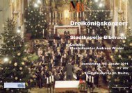 Dreikönigskonzert am 6.1.2011 - Musikverein Biberach an der Riß eV