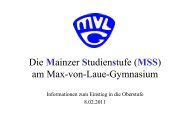 MSS - Max-von-Laue-Gymnasium