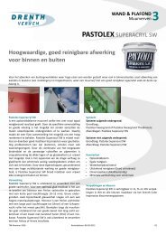 Pastolex Superacryl SW - Drenth Verf