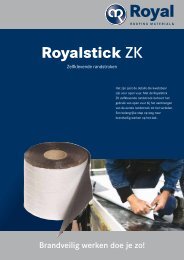 Royalstick ZK zelfklevende randstroken - Royal Roofing Materials