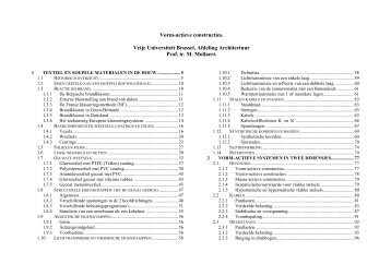 Vorm-actieve constructies. Vrije Universiteit Brussel, Afdeling ...