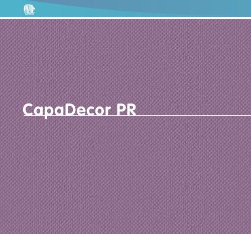 CapaDecor projectweefsel - Caparol