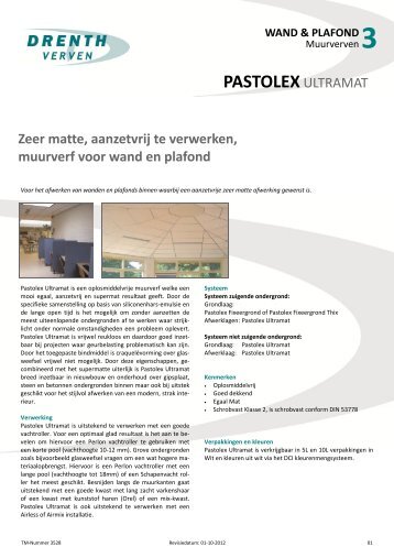 PASTOLEX ULTRAMAT - Drenth Verf