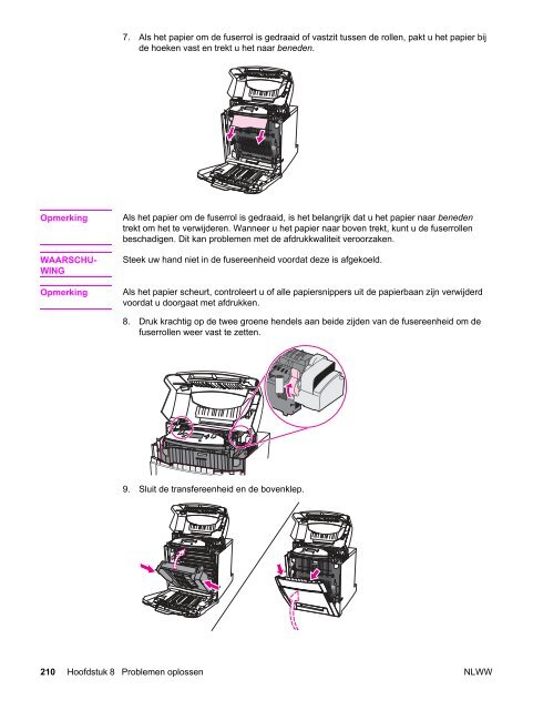 HP Color LaserJet 5550 Series Printer User Guide - NLWW