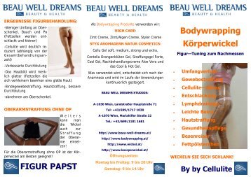 FIGUR PAPST Bodywrapping Körperwickel, Bodywrapping wien, Body Wrapping, Body Wrap, Wrapping, Bodywrapvienna,  Wickel gegen Cellulite