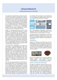 Ultraschalltechnik - ATHENA Technologie Beratung GmbH