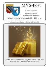 4/2011 (PDF, 3.32 MB) - Musikverein Scheuerfeld 1890 eV