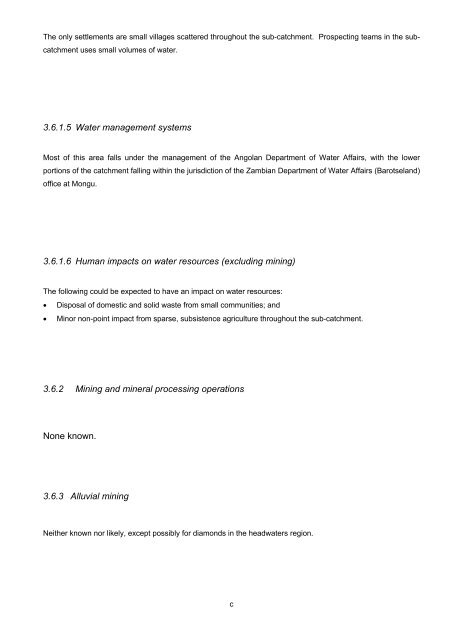 OVERVIEW OF THE IMPACT OF MINING ON THE ... - IIED pubs