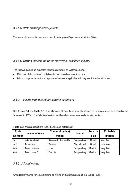 OVERVIEW OF THE IMPACT OF MINING ON THE ... - IIED pubs