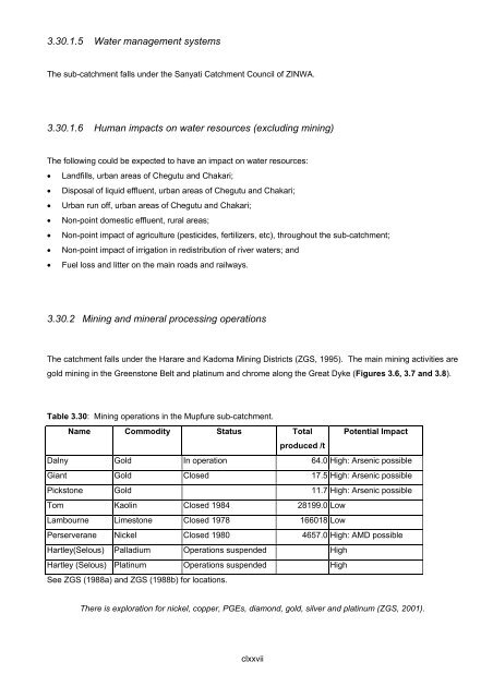 OVERVIEW OF THE IMPACT OF MINING ON THE ... - IIED pubs