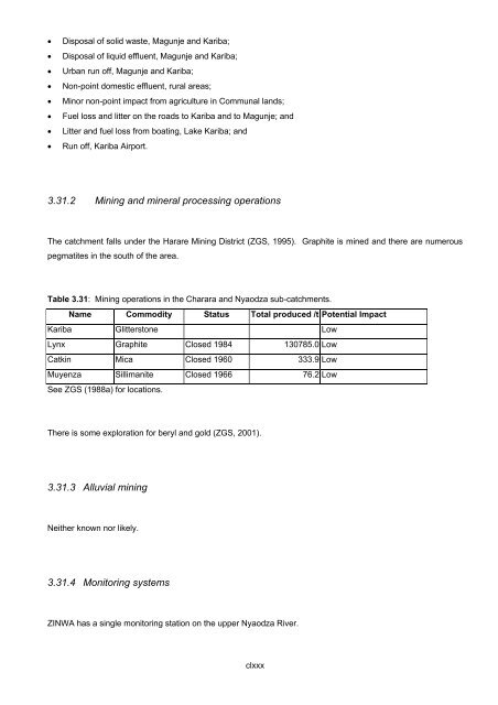 OVERVIEW OF THE IMPACT OF MINING ON THE ... - IIED pubs