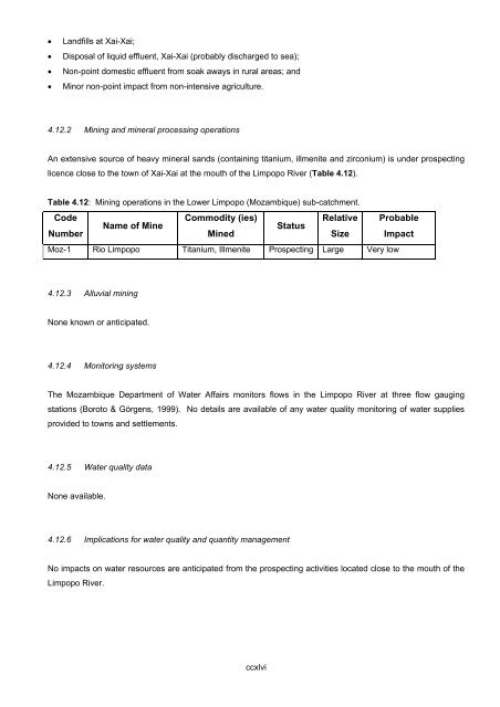 OVERVIEW OF THE IMPACT OF MINING ON THE ... - IIED pubs