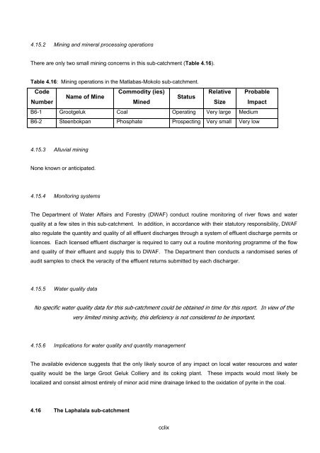 OVERVIEW OF THE IMPACT OF MINING ON THE ... - IIED pubs