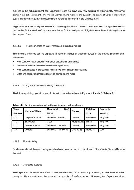 OVERVIEW OF THE IMPACT OF MINING ON THE ... - IIED pubs