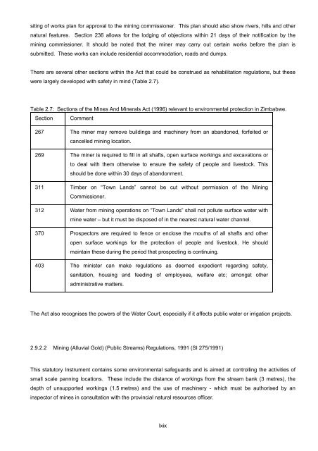 OVERVIEW OF THE IMPACT OF MINING ON THE ... - IIED pubs