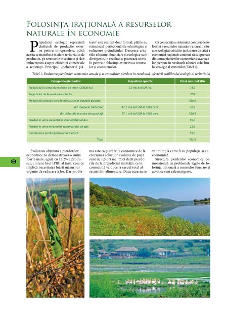 Reţeaua ecologică. Provocări. Soluţii - Biotica Ecological Society