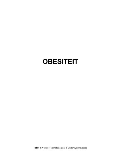 DTP-Obesiteit Afr