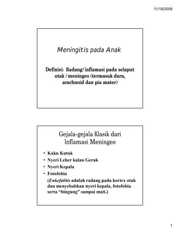 Meningitis pada Anak.pdf - E-Lib FK UWKS