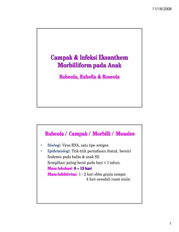 Eksanthem Morbilliform pada Anak.pdf - E-Lib FK UWKS