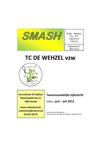 SMASH - TC De Wehzel