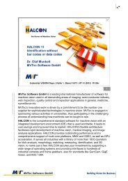 HALCON 11 - MVTec Software GmbH