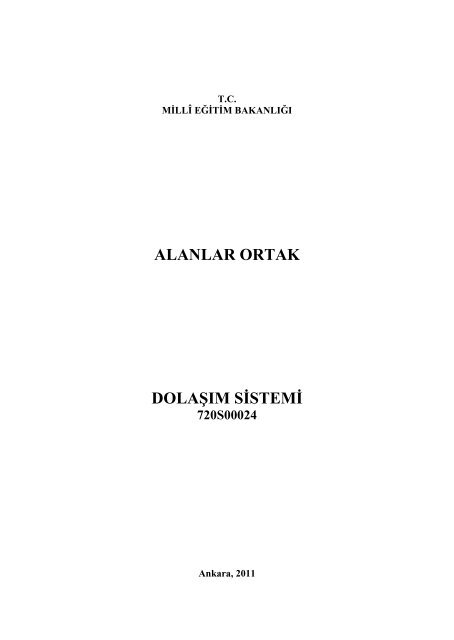 alanlar ortak dolaşım sistemi - Meslekî ve Teknik Eğitim Genel ...