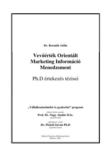 Megjelenít: bernath_tezis.pdf - MIDRA - Miskolci Egyetem