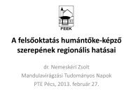 PPT - Mandulavirágzási Tudományos Napok - Pécsi ...